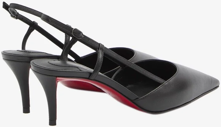 Miss Z 60 Leather Slingback Pumps - Image 2