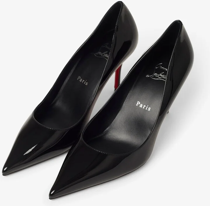 Miss Z 80 black patent pumps - Image 4
