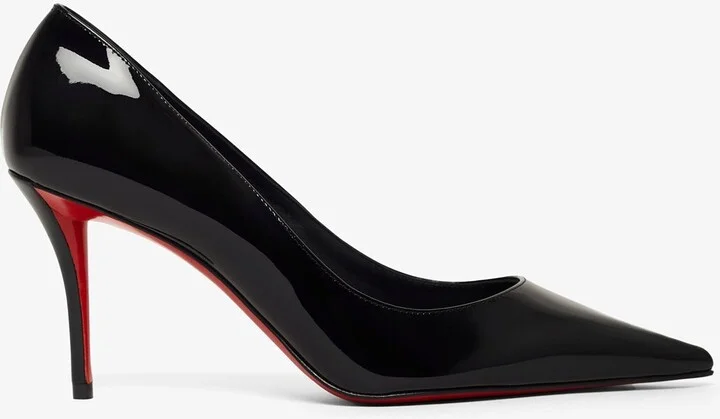 Miss Z 80 black patent pumps