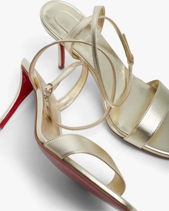 Miss Z 80 gold sandals - Image 4