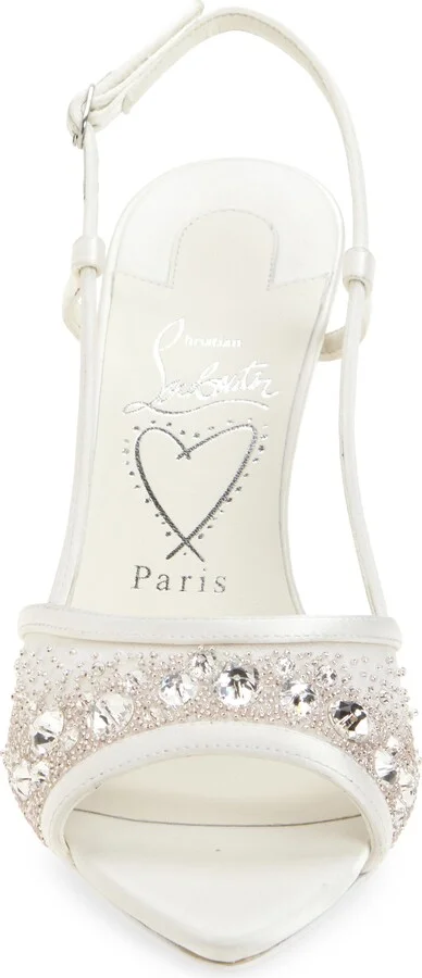 Miss Z Crystal Embellished Slingback Sandal - Image 4