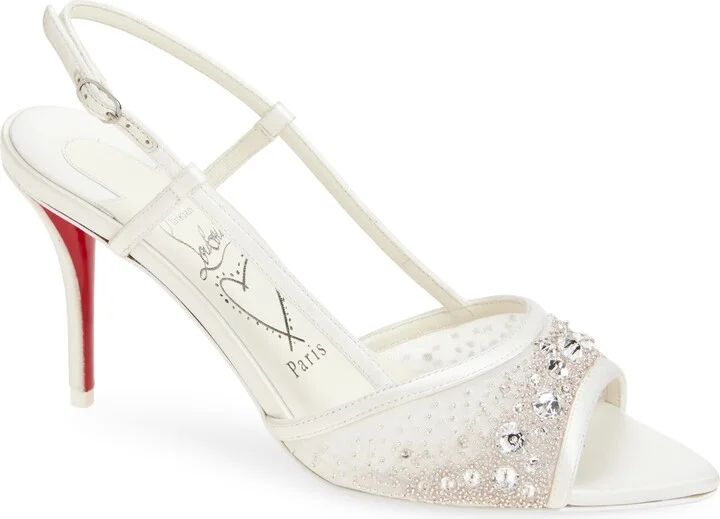 Miss Z Crystal Embellished Slingback Sandal
