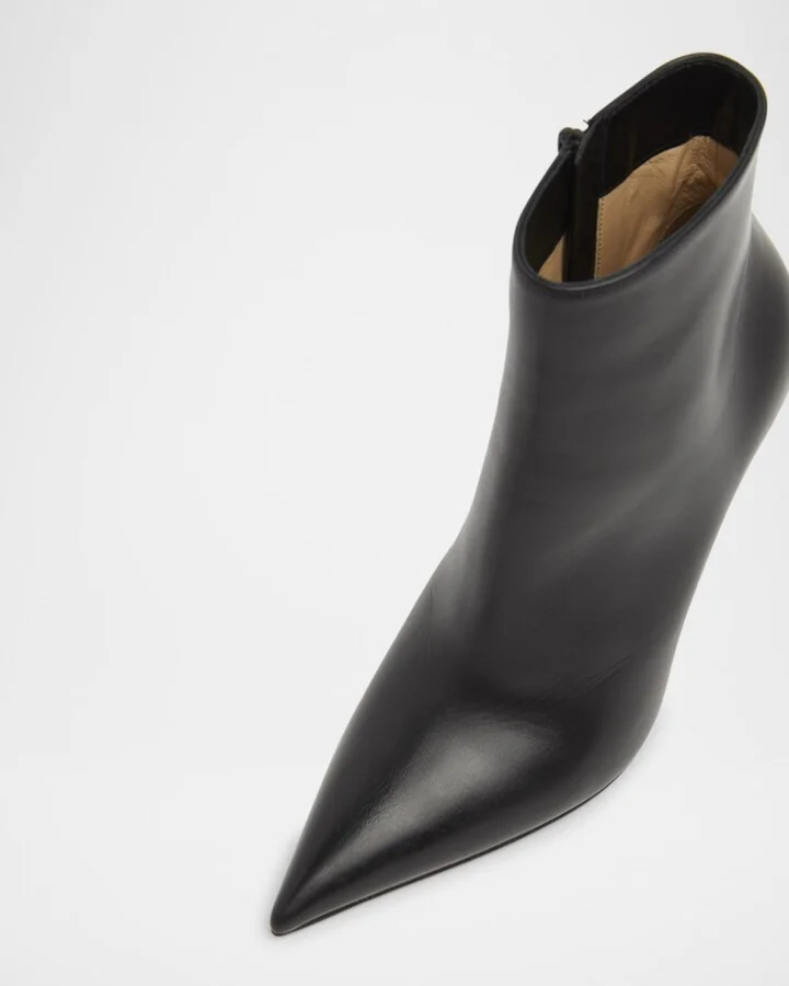 Miss Z Leather Red Sole Booties - Image 3