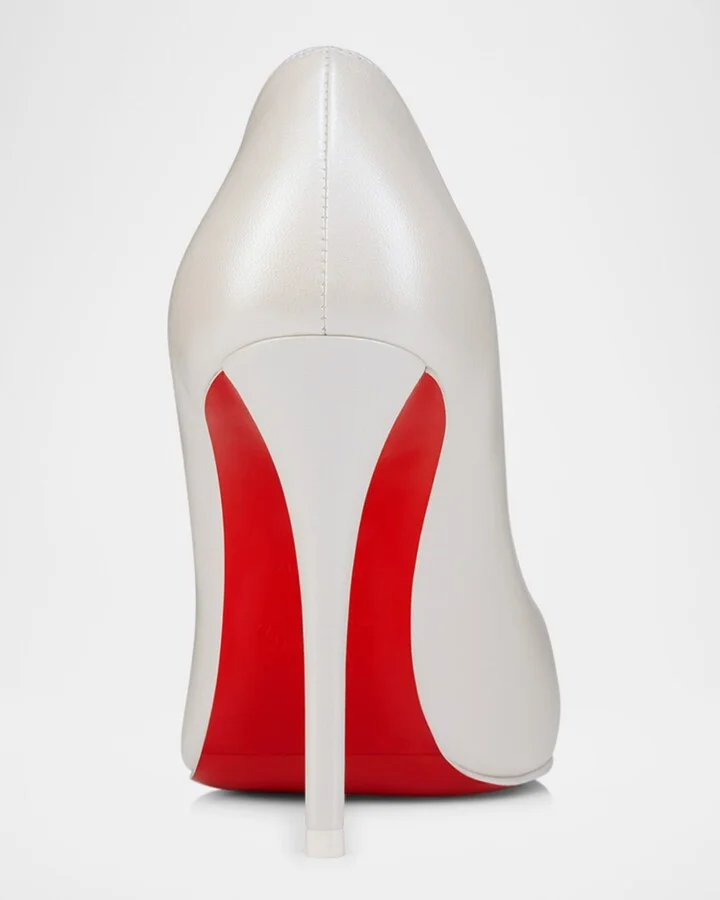 Miss Z Leather Red Sole Pumps - Image 4