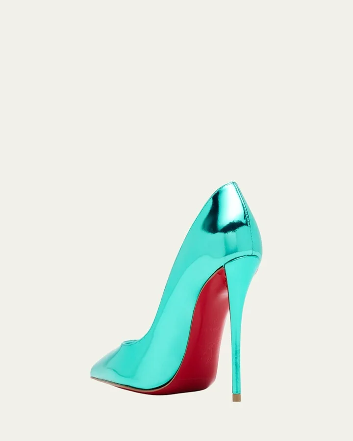 Miss Z Mirror Red Sole Pumps - Image 8