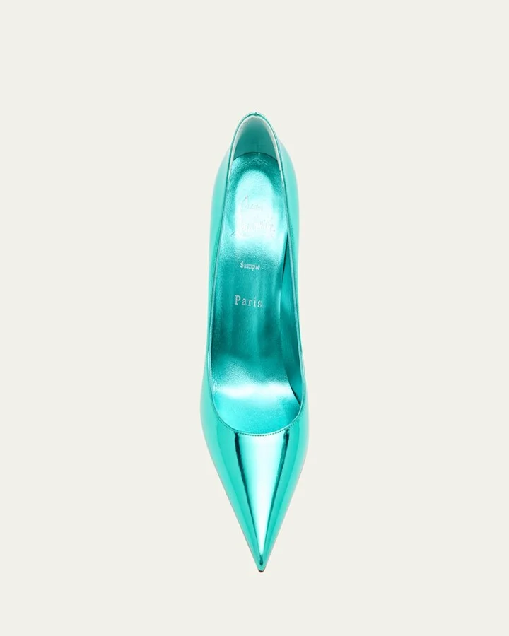 Miss Z Mirror Red Sole Pumps - Image 9