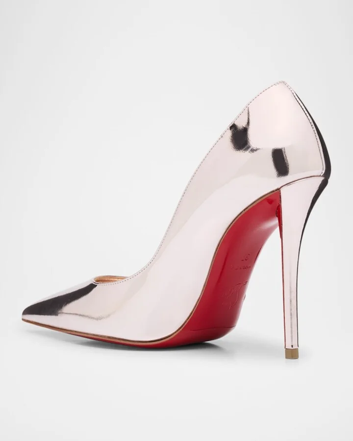 Miss Z Mirror Red Sole Pumps - Image 2