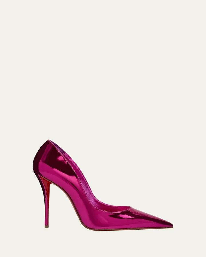 Miss Z Mirror Red Sole Pumps