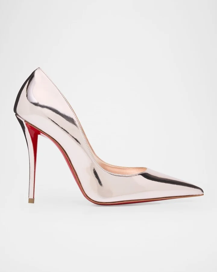 Miss Z Mirror Red Sole Pumps
