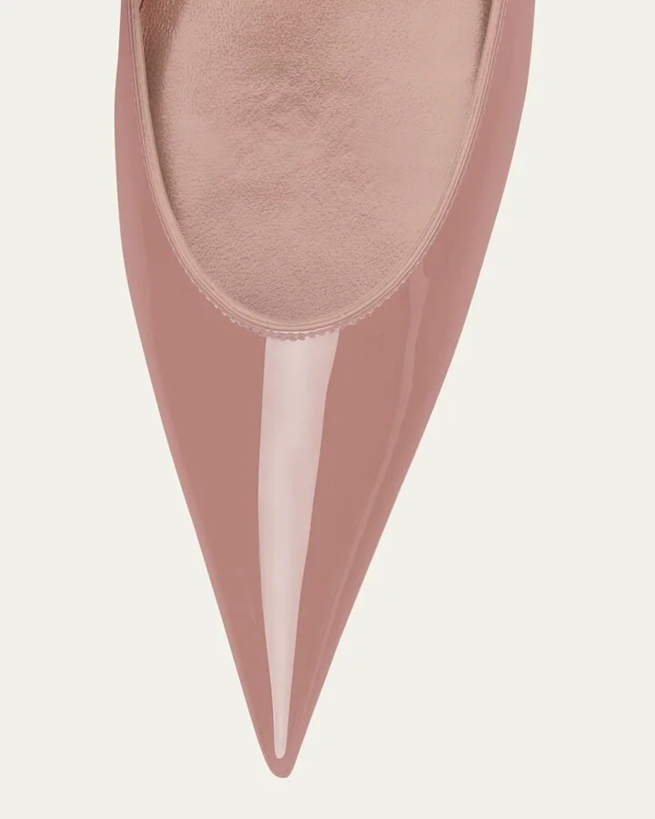 Miss Z Patent Red Sole Pumps - Image 2