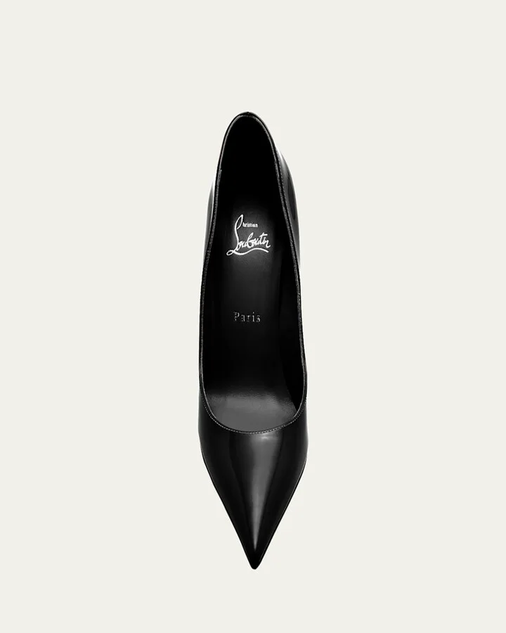 Miss Z Patent Red Sole Pumps - Image 2
