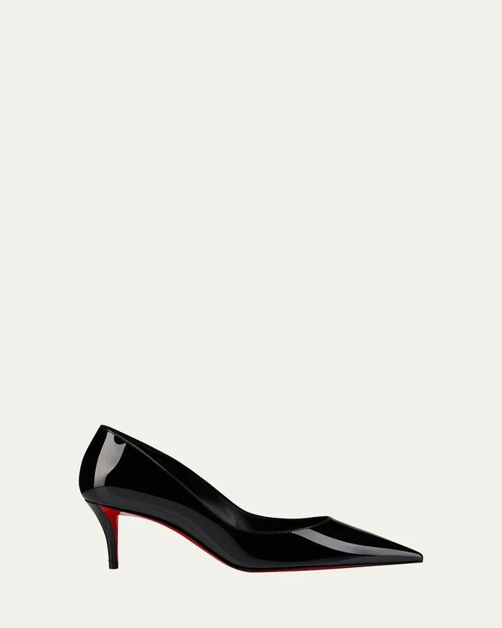 Miss Z Patent Red Sole Pumps