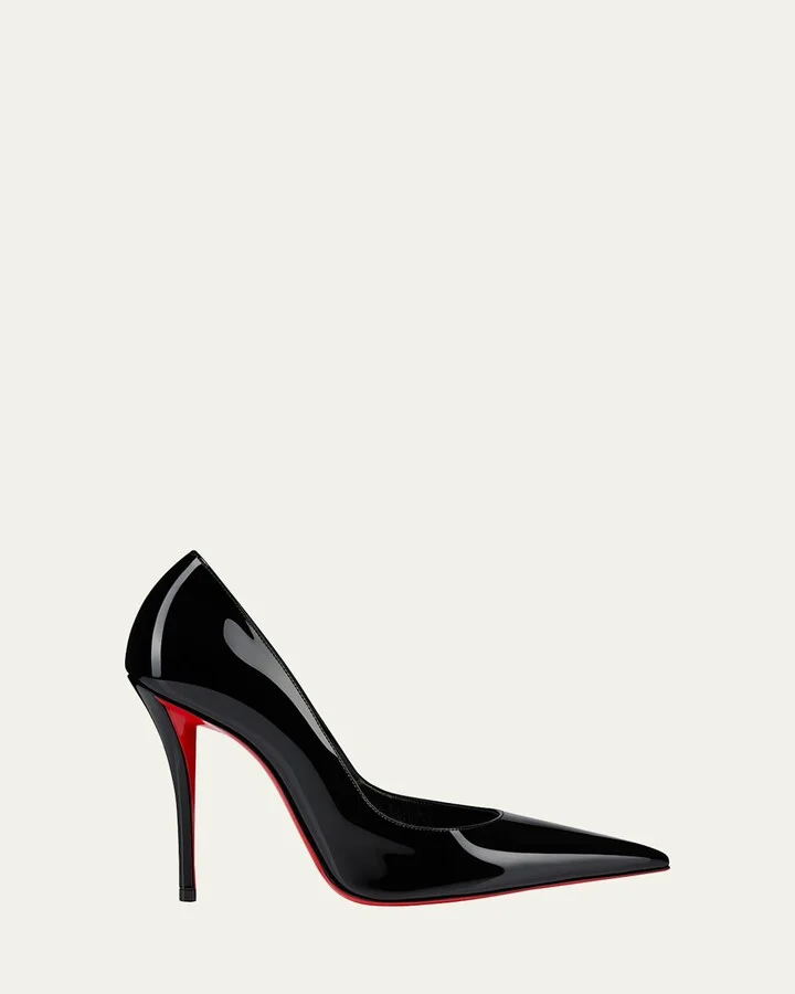 Miss Z Patent Red Sole Pumps