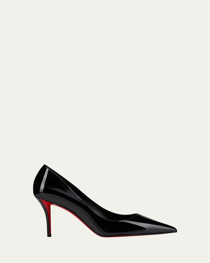 Miss Z Patent Red Sole Pumps