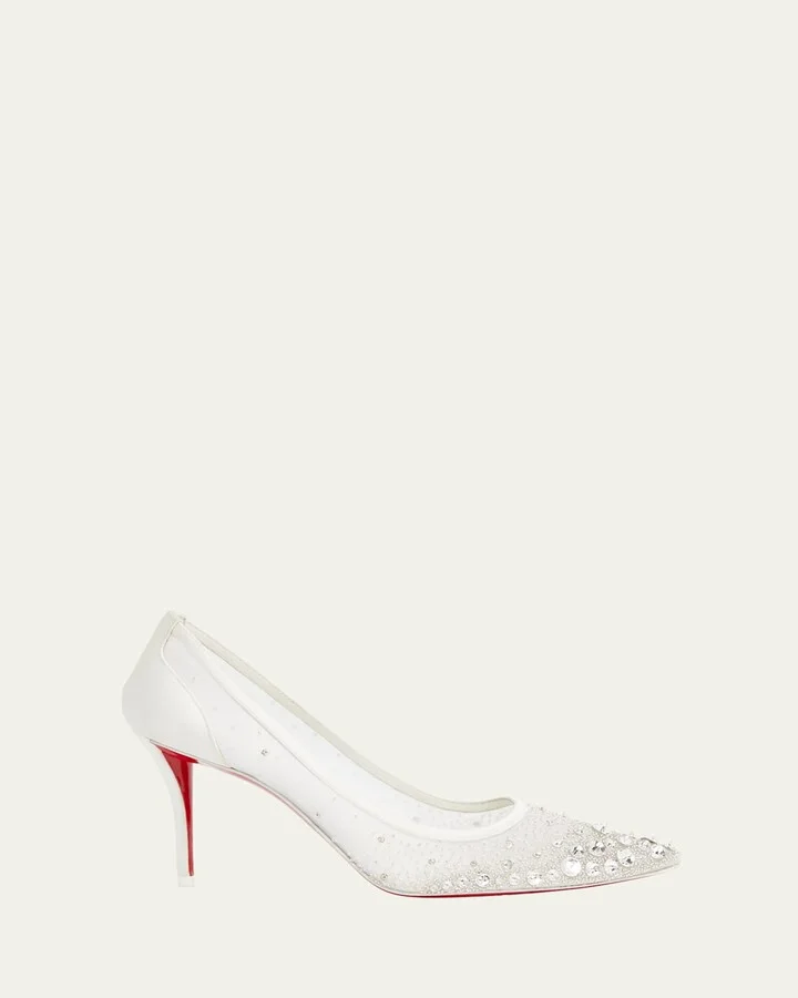 Miss Z Sparkling Red Sole Pumps