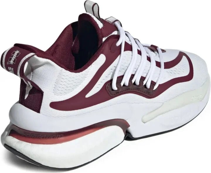Mississippi State Alphaboost V1 "Cloud White/Team Maroon/Cool Grey" sneakers - Image 2