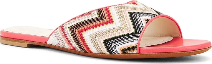 Missoni Alpha Slide in Coral - Image 2