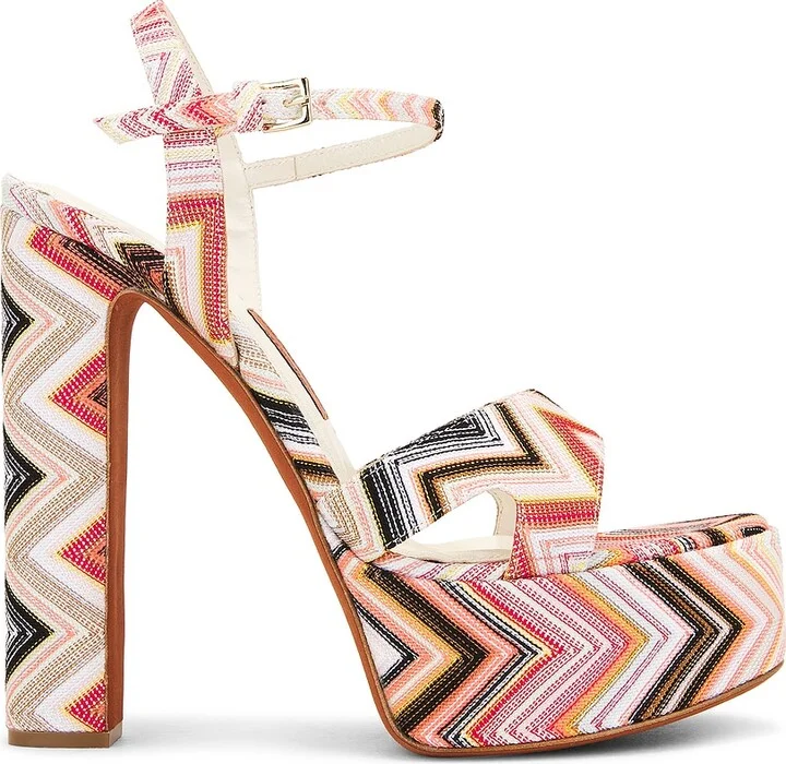 Missoni Angela Heel in Coral