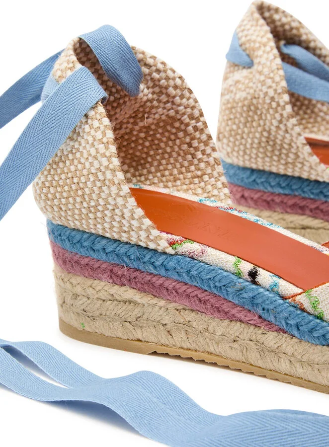 Missoni Eva 30 Zigzag Canvas Wedge Espadrilles - Image 4