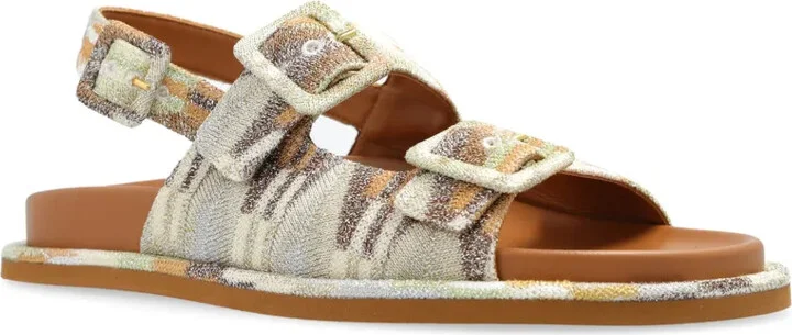 Missoni open toe leather sandals - Image 2