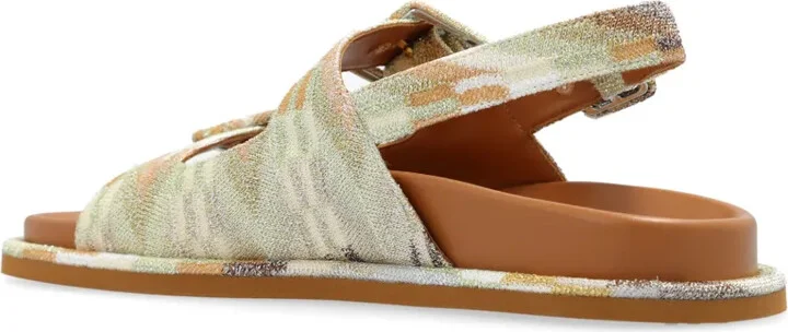 Missoni open toe leather sandals - Image 3