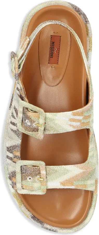 Missoni open toe leather sandals - Image 4