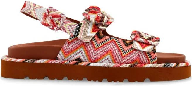Missoni Patterned Buckled Sandals