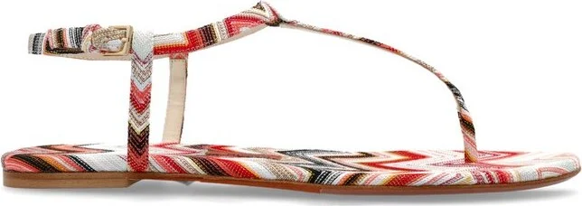 Missoni Patterned Buckled Sandals
