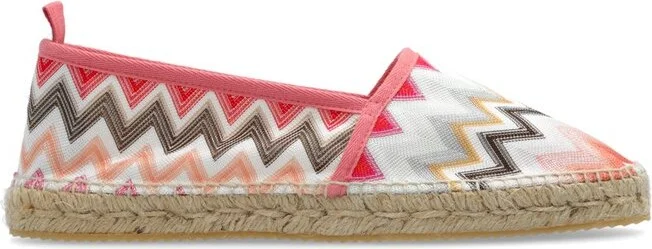 Missoni Zigzag Patterned Slip-On Espadrilles