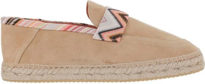 Missoni Zigzag Patterned Slip-On Espadrilles