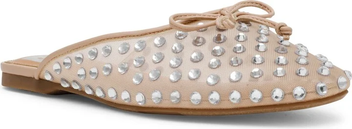 Misti Rhinestone Mesh Mule