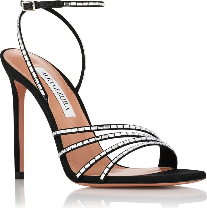 Mistica Crystal Embellished Ankle Strap Sandal