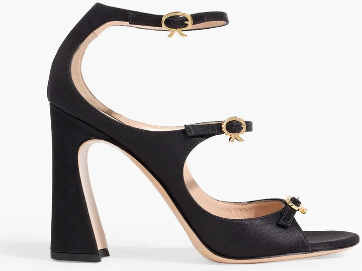 Misty satin sandals