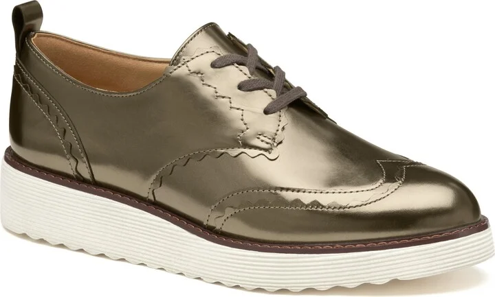 Mitzi Wedge Metallic Derby
