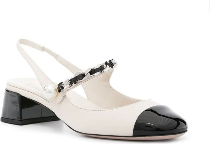 Miu Miu 35Mm Leather Pumps - Image 2