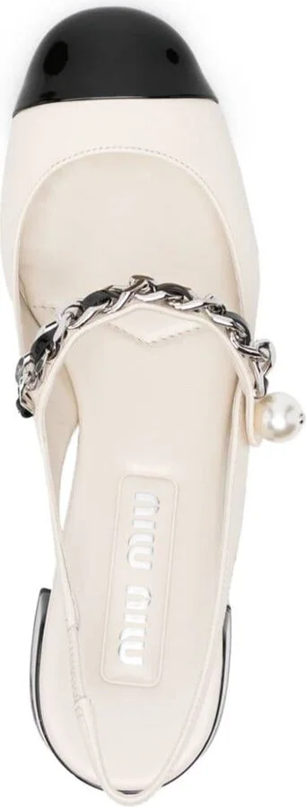 Miu Miu 35Mm Leather Pumps - Image 4