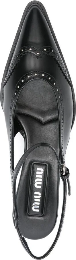 Miu Miu 35Mm Slingback Pumps - Image 4