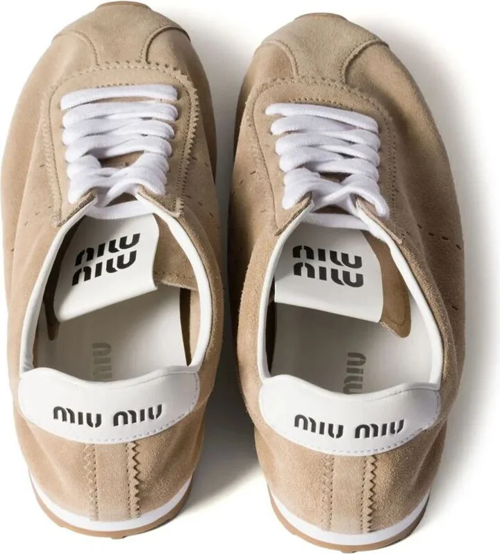 Miu Miu Allacciate Scamosciato