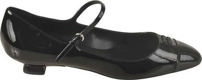 Miu Miu Almond Toe Slip-On Pumps