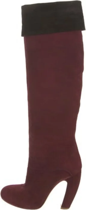 Burgundy, Pattern Prints
