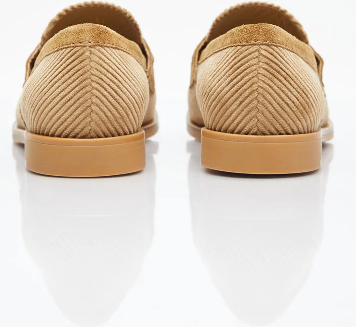 Miu Miu Corduroy Loafers - Woman Loafers Brown Eu - 35 - Image 6