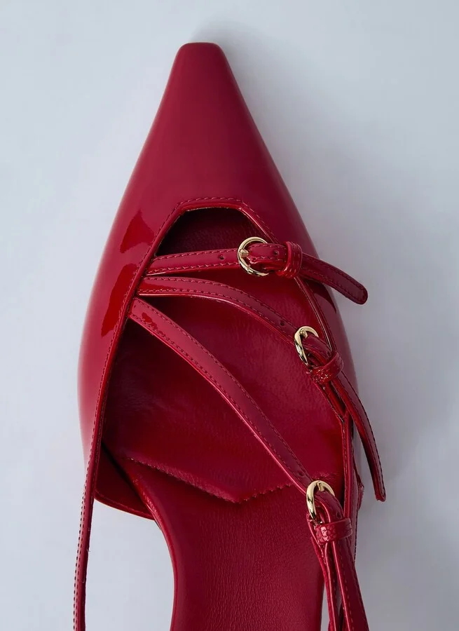 Miu Miu Décolleté Slingback Heels - Woman Heels Red Eu - 37 - Image 6