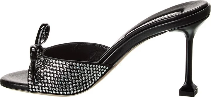Miu Miu Embellished Leather Mule - Image 2
