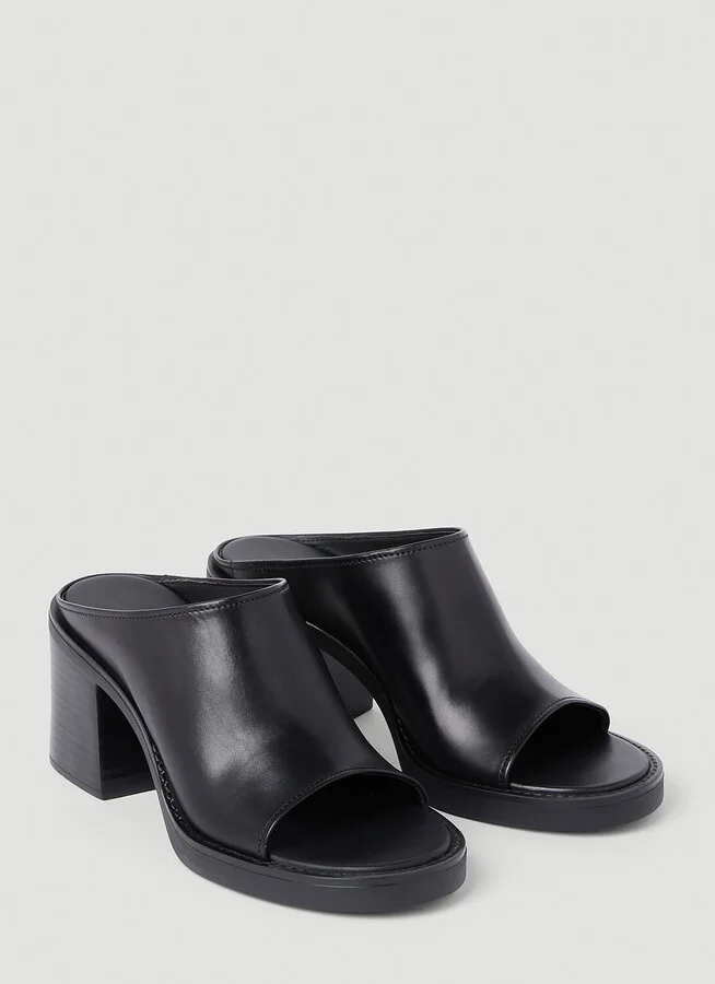Miu Miu High Heel Mules - Woman Heels Black Eu - 36 - Image 2