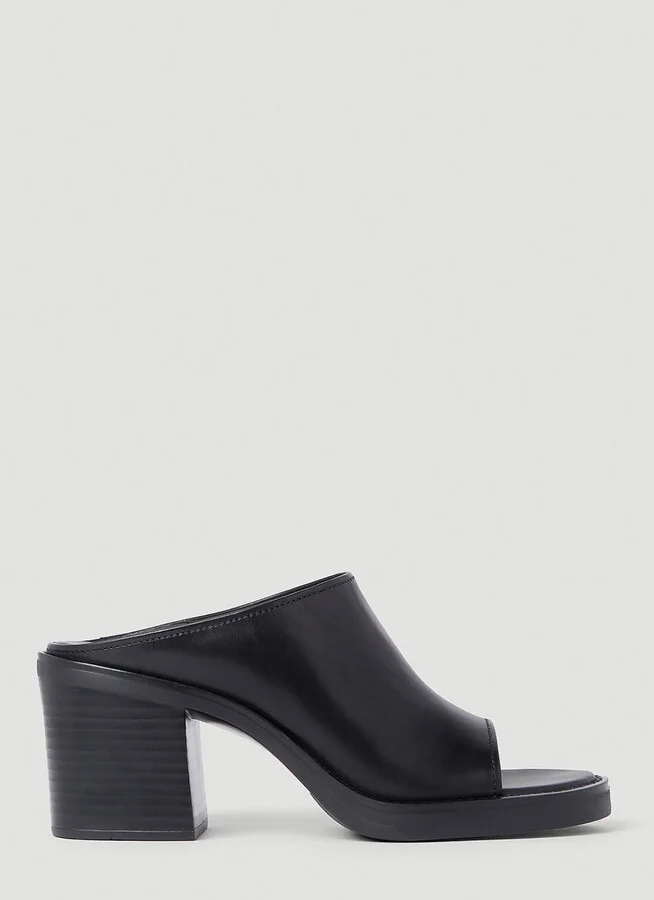 Miu Miu High Heel Mules - Woman Heels Black Eu - 36