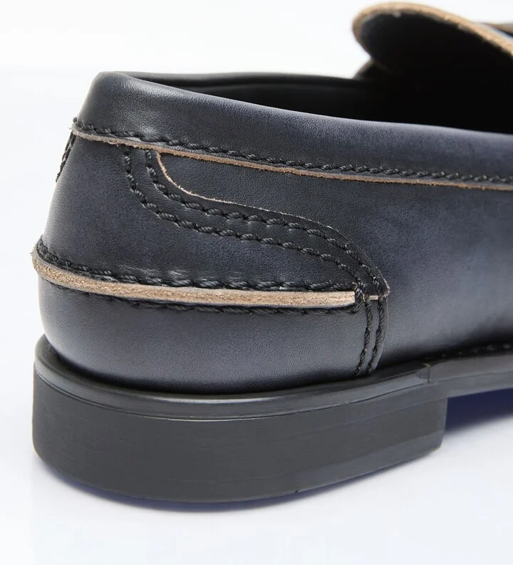 Miu Miu Leather Penny Loafers - Woman Loafers Black Eu - 39 - Image 5