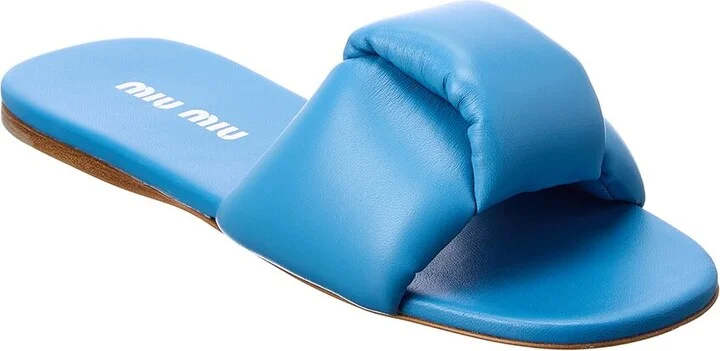 Miu Miu Leather Sandal