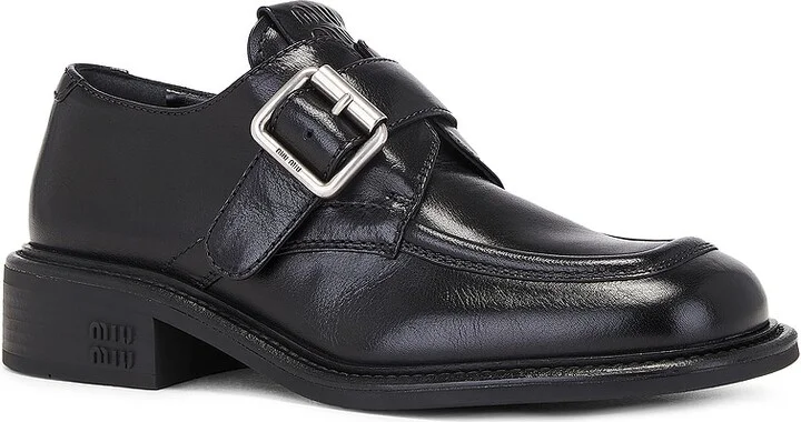 Miu Miu Loafer in Black - Image 2