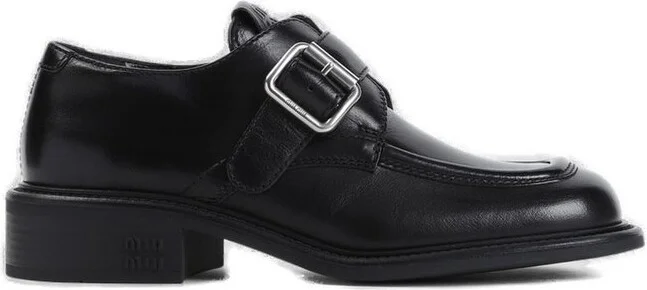 Miu Miu Logo-Embossed Loafers