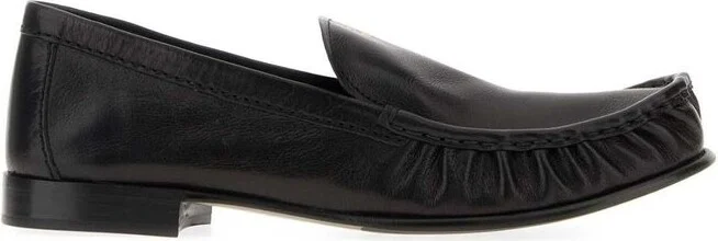 Miu Miu Logo-Embossed Loafers